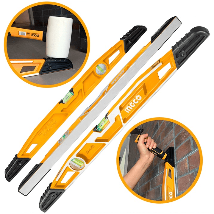 Ingco HBSL08060 HD Mason's Level Bar 60cm - KHM Megatools Corp. Ingco HBSL08060 HD Mason's Level Bar 60cm - KHM Megatools Corp.